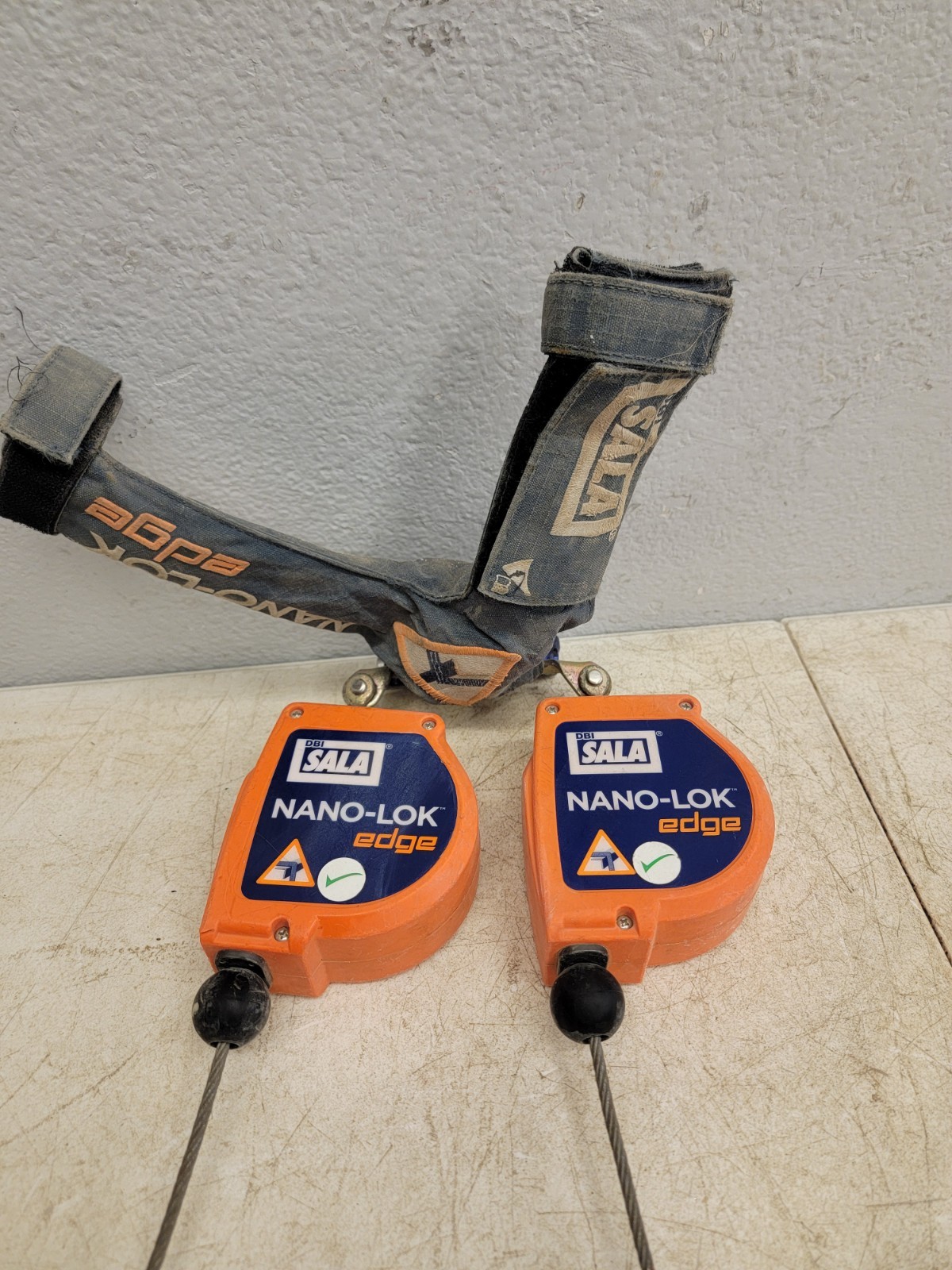 3M DBI SALA NANO-LOK 8' EDGE 3500231 DUAL LEG SELF RETRACTING LIFELINE LANYARD 9