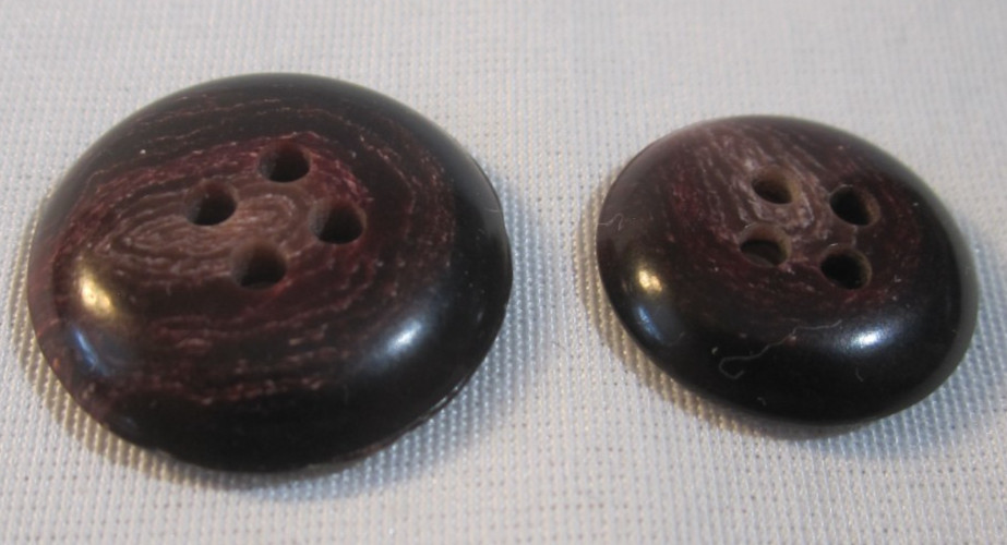 11 New Real Horn Red Buttons For Suit Blazer Jacket 20mm 15mm Superhorn Italy