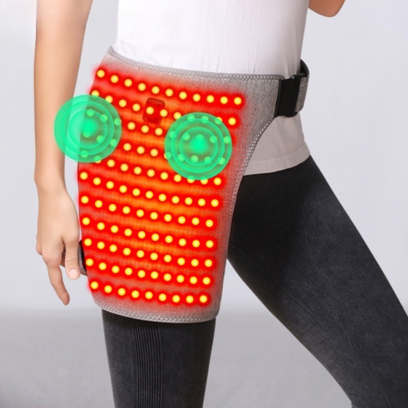 Red Light Hip Heating Pad Buttock Vibration Massager Thigh Buttock Heat Therapy