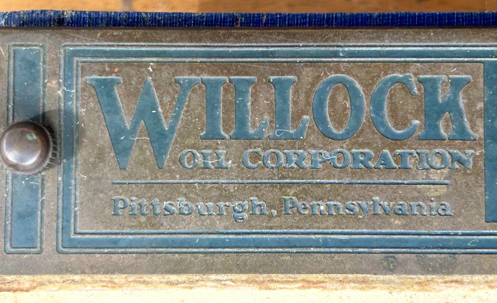 1930 WILLOCK OIL Calendar EVERYTHING PETROLEUM Pittsburgh Pa x/r WAVERLY +Spooky