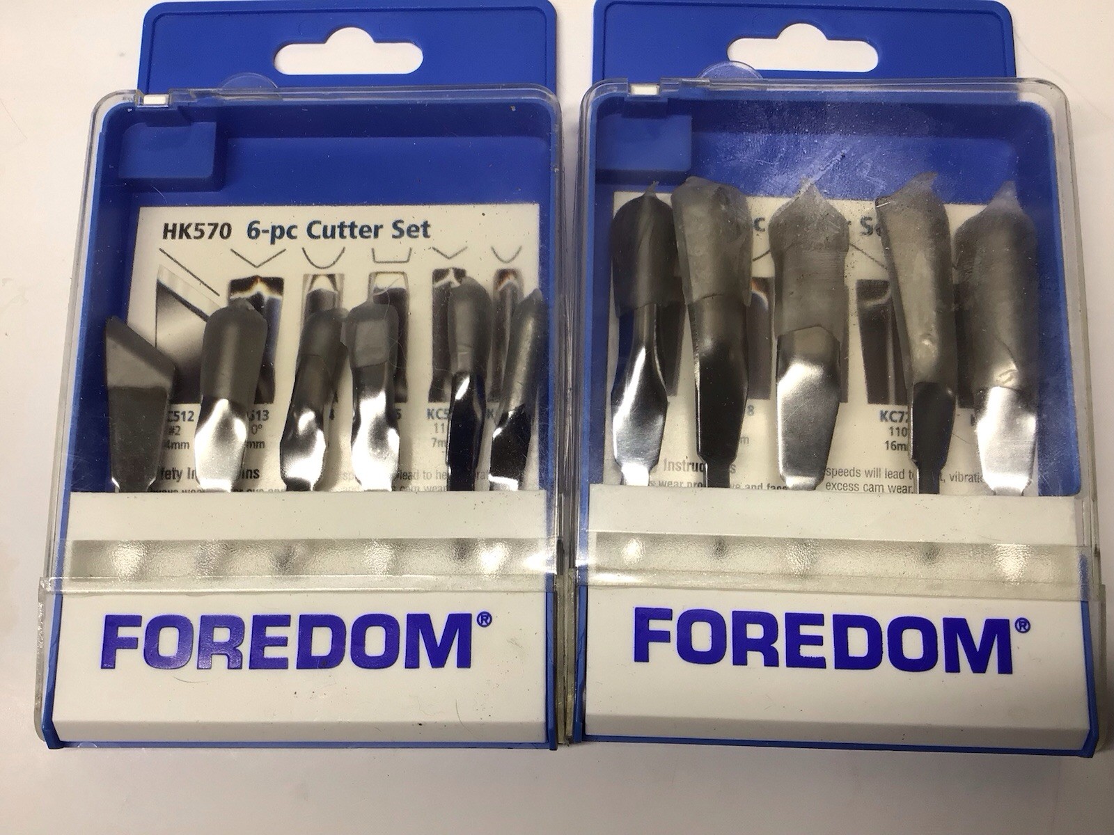 4 Foredom Cutter Sets