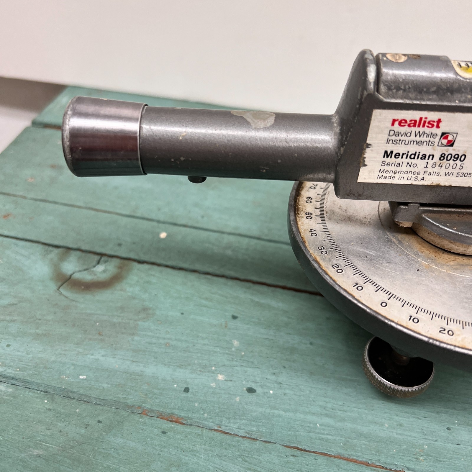 vintage David White instruments meridian 8090 transit