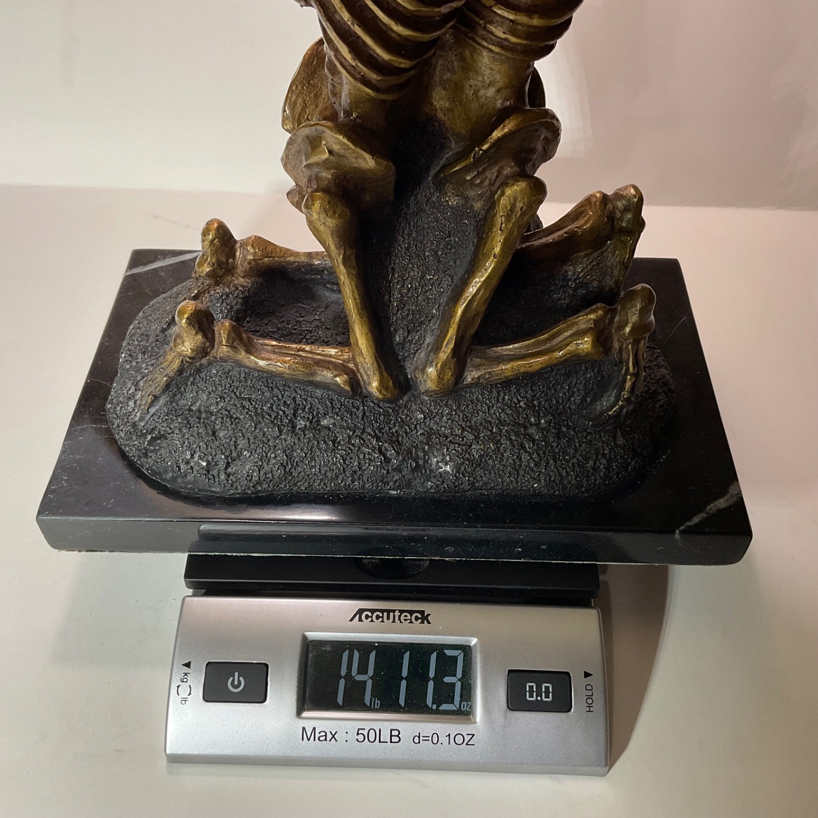 Love Never Dies Gothic Skeleton Marble Cinco de Mayo Decor