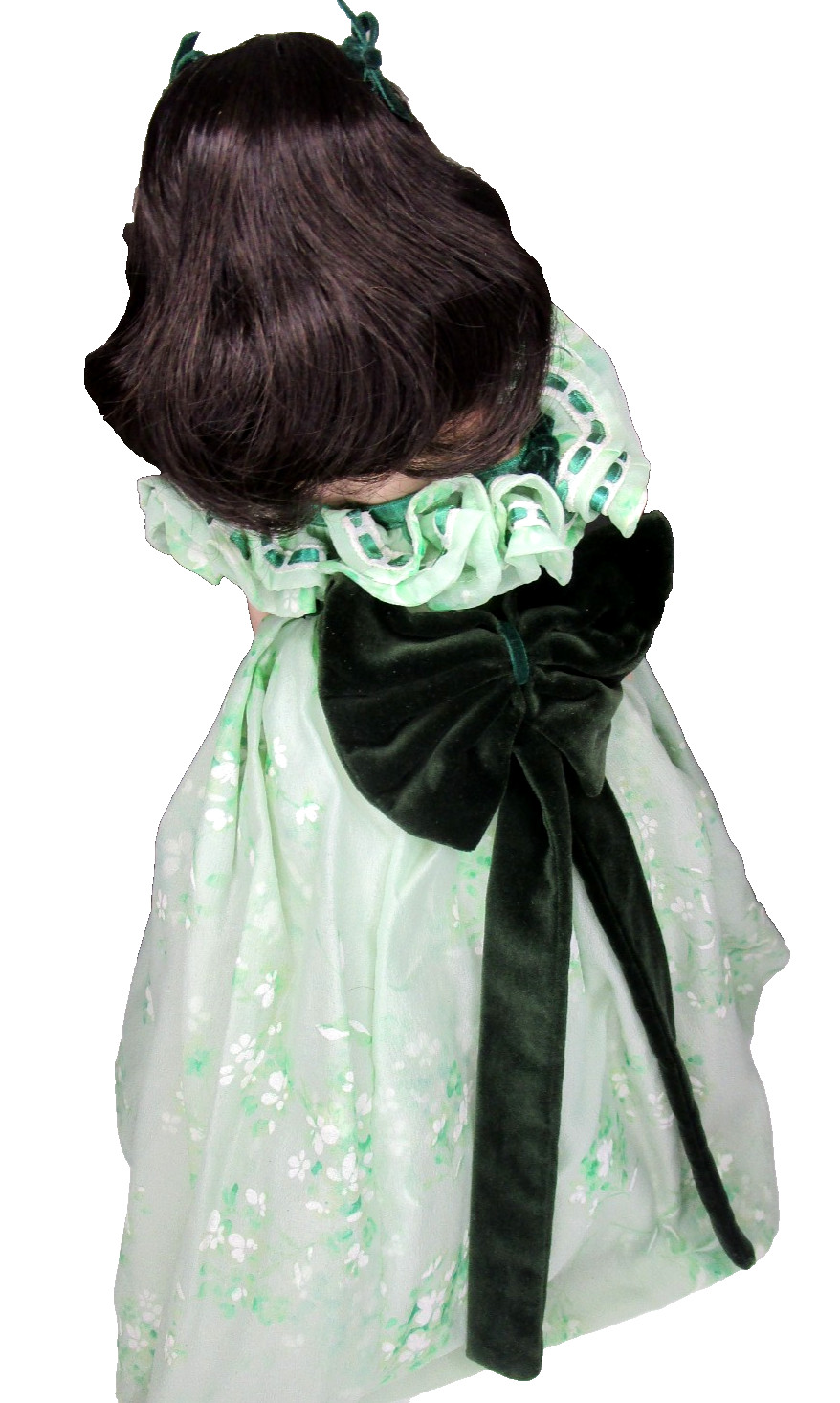 1967 MGM Gone With The Wind Scarlett O'Hara Porcelain Doll 18" W/Stand & Hat