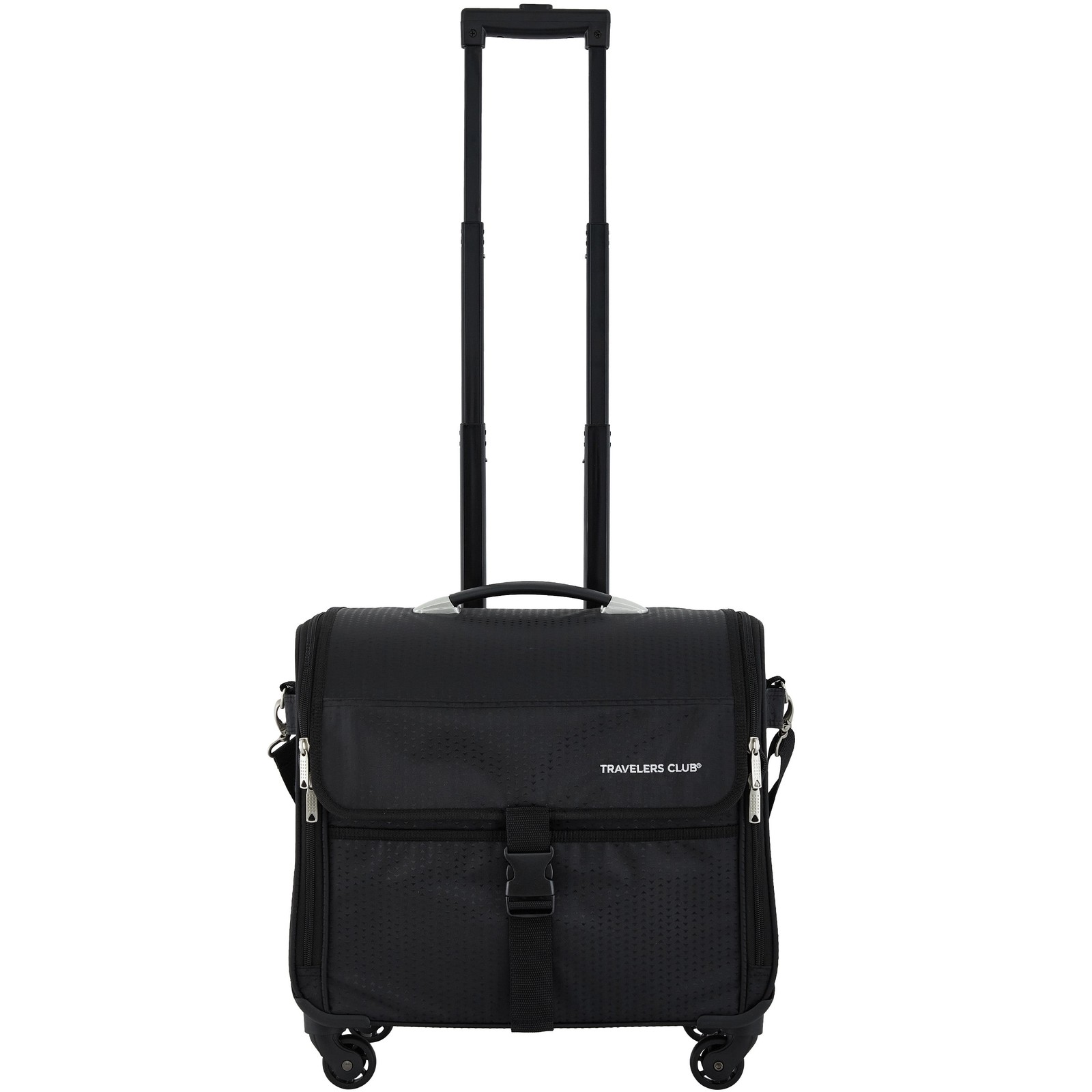 17-inch Travel Rolling 4-Wheel Sewing Machine Bag, Black