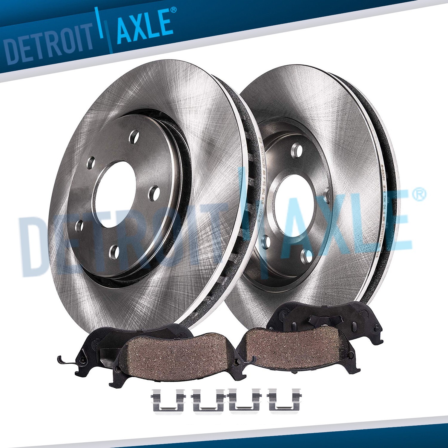 12.64 inch Front Rotors Pads for GMC Terrain Chevy Impala Equinox Buick Allure
