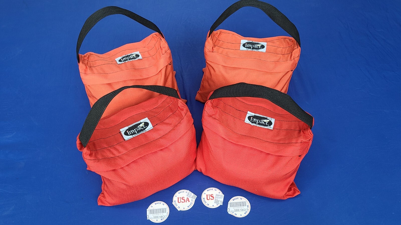 (4) Impact Sandbags – 18lb. | SBE18O