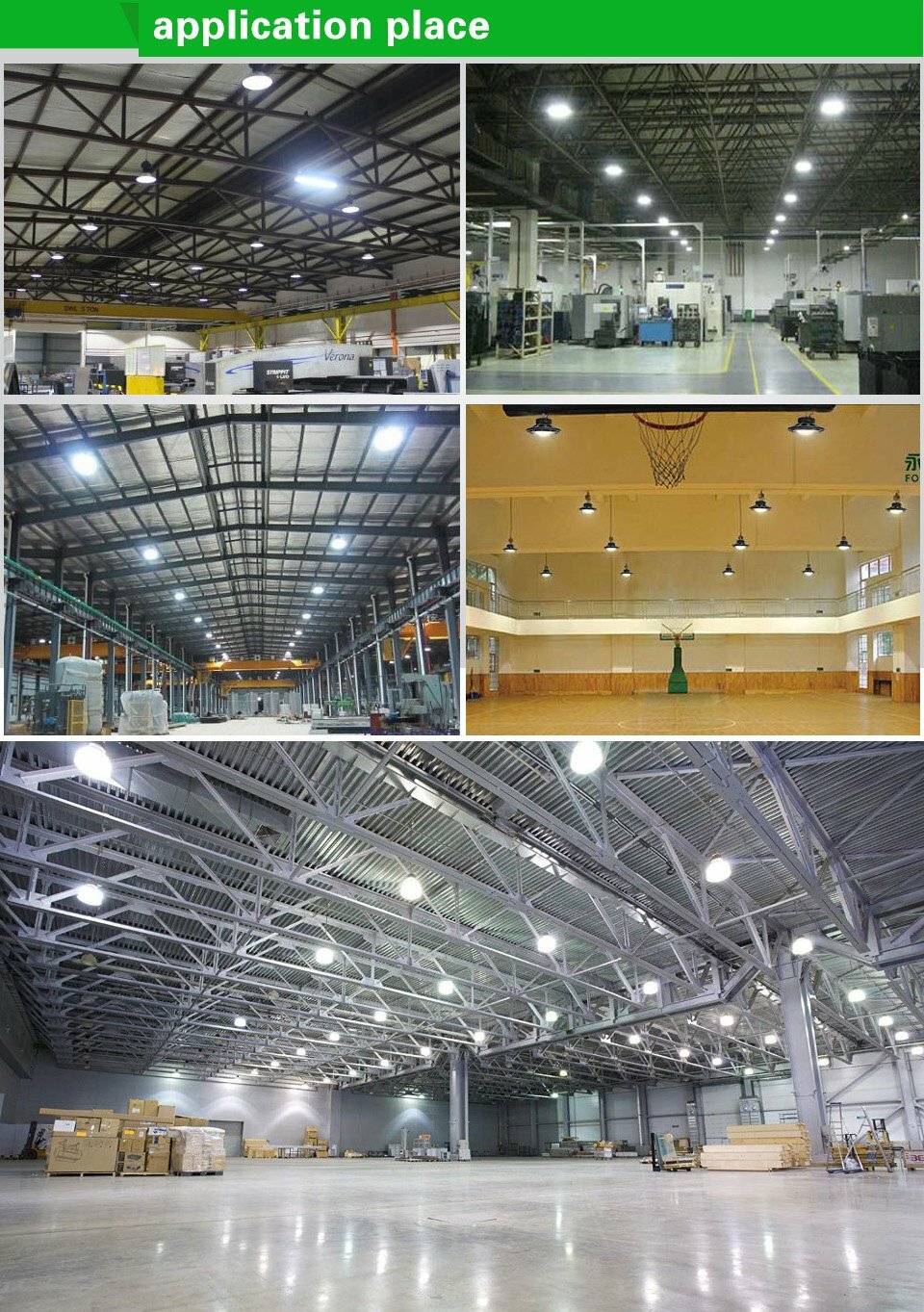 1-10Pack 500W 300W 200W 100W 50Watt UFO LED High Bay Light Warehouse Shop Lights
