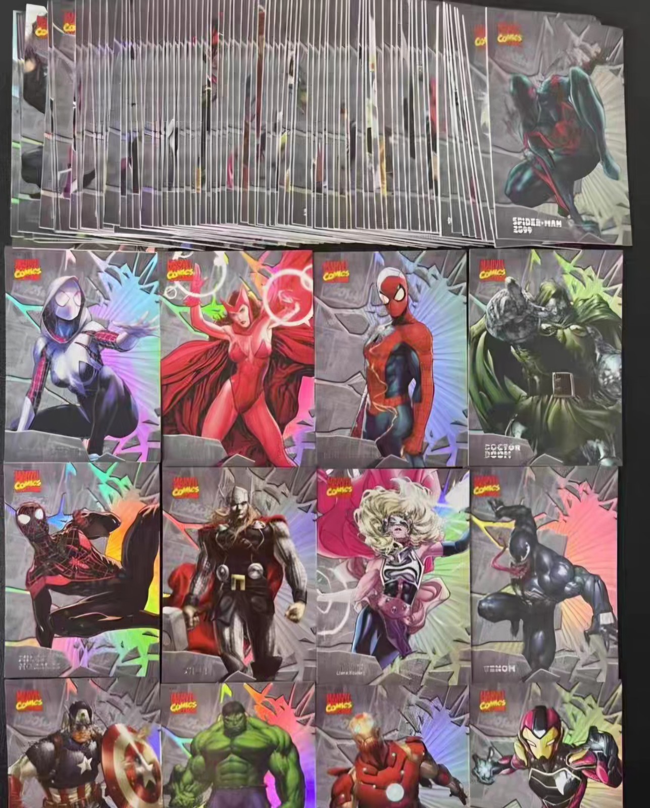 2023 Marvel Finding Card Evolution Base Complete Set 1-100