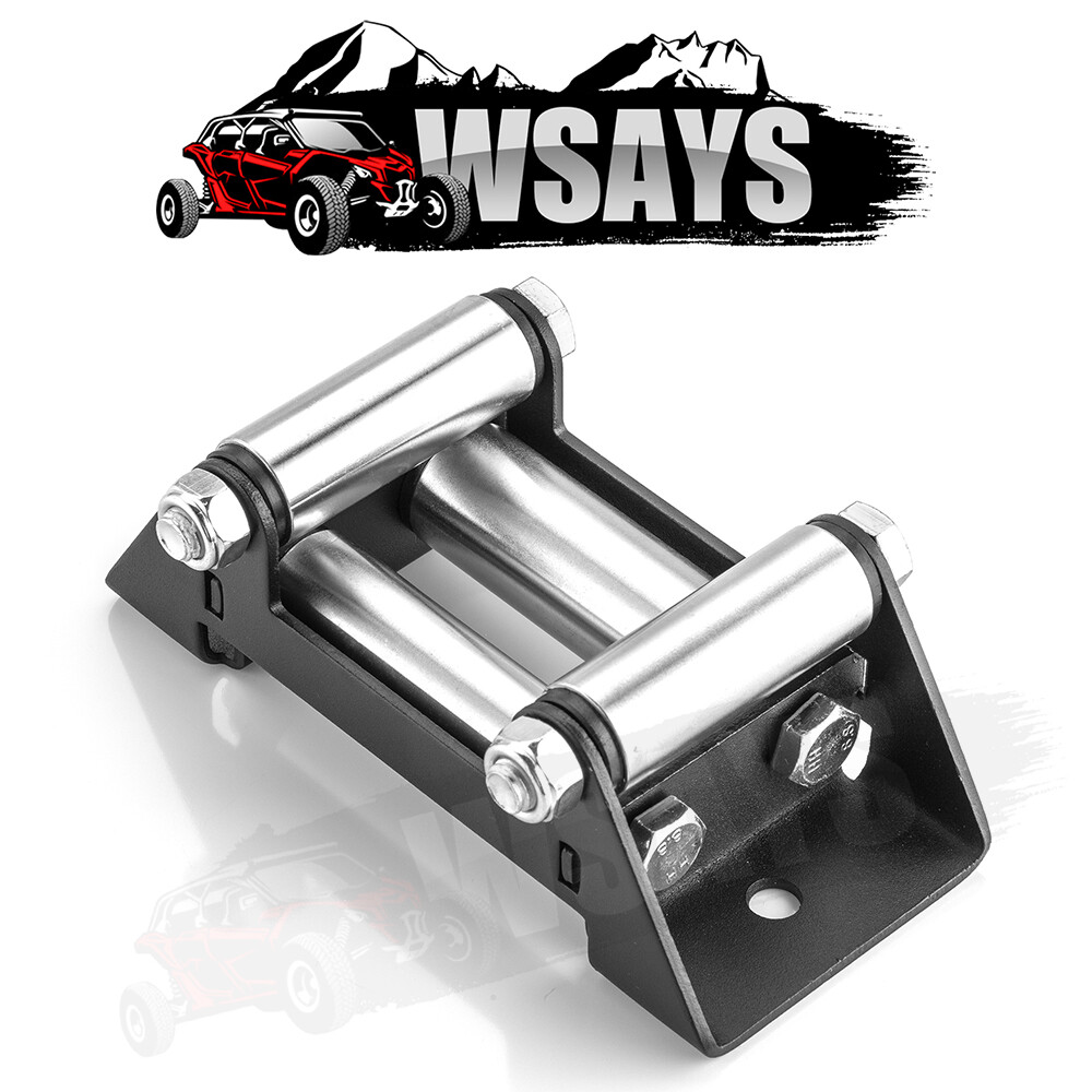 4-7/8" Winch Roller Fairlead Cable Lead Guide 3500LBS For UTV ATV Polaris Can-Am