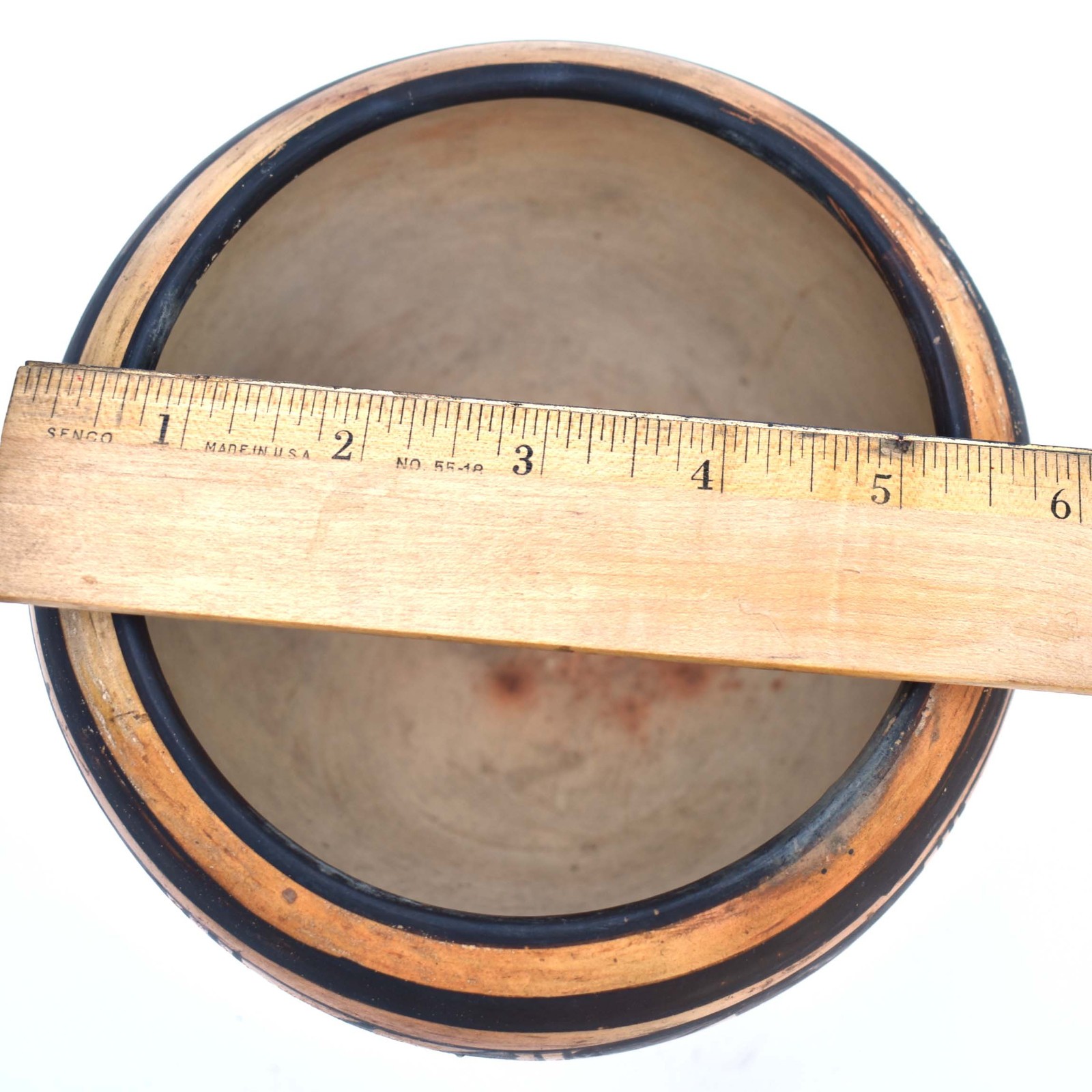 20th C Antique Hopi Sikyatki Revival - Yellow Ware Pot - Polychrome Olla Bowl