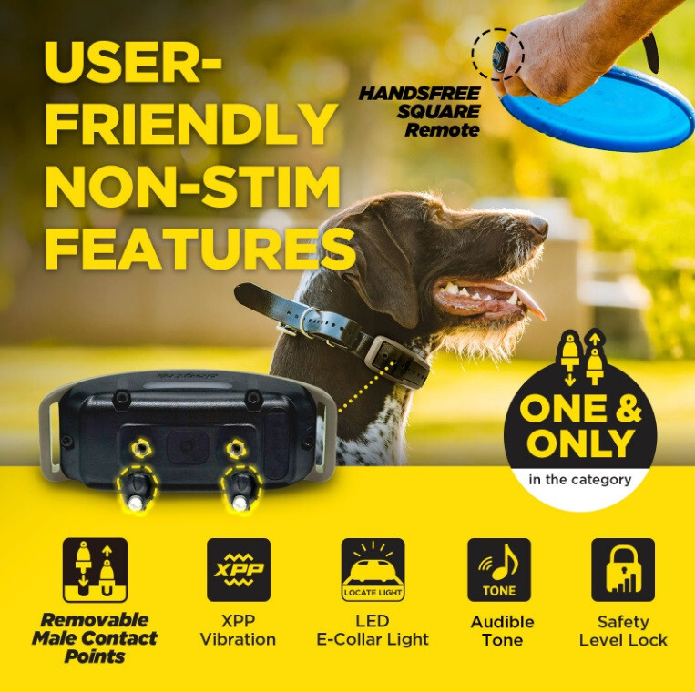 Dogtra 1900X HANDSFREE Dog Trainer Remote E-Collar 3/4 mi, Tone & XPP Vibration