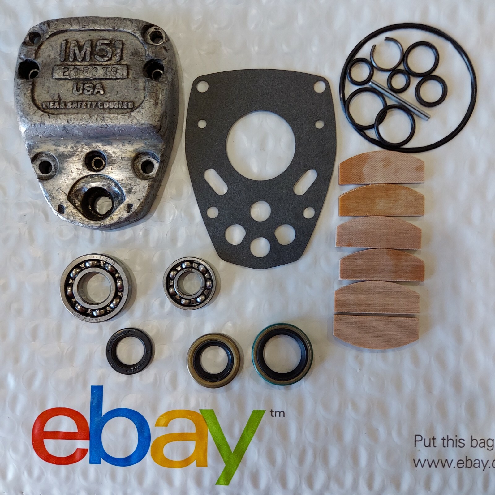 SNAP ON IM51 TUNE UP KIT + BEARINGS FITS 1/2" DRIVE SEE BACK COVER SAMPLE PHOTO