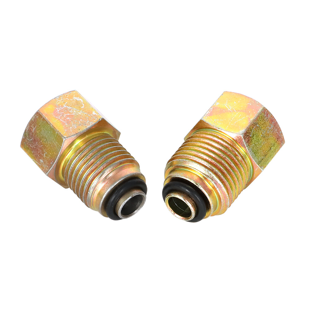 For GM Power Steering Adapter Fitting Inverted Flare Steering Box O-Ring Hoses