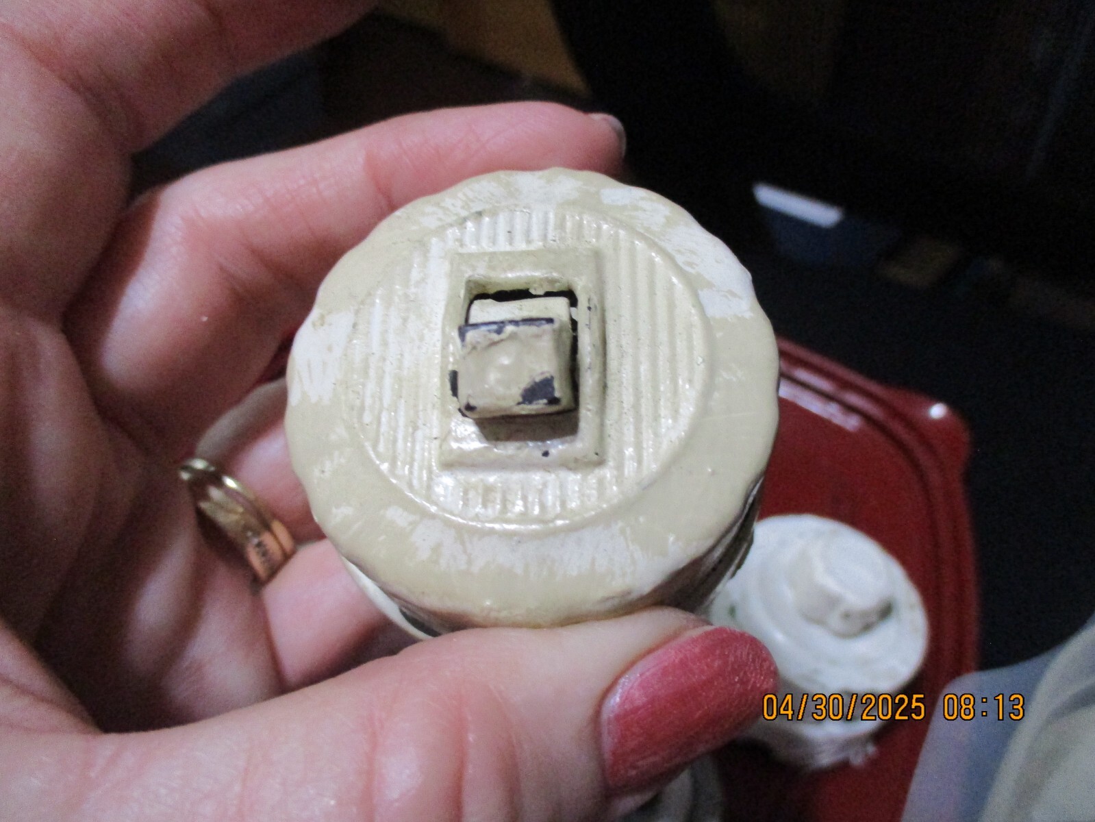 17 PC Vintage Ceramic Porcelain Light Electric Switches Button & toggle & parts