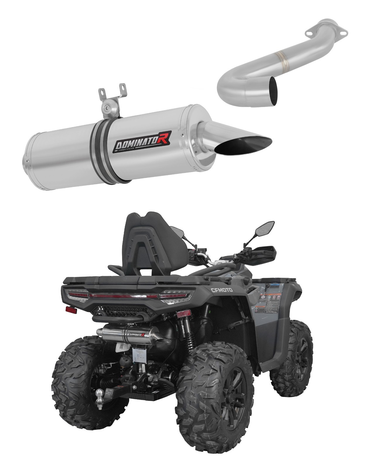 Fits to CF MOTO C Force 1000 Touring 2024 Exhaust Silencer Muffler ST DOMINATOR