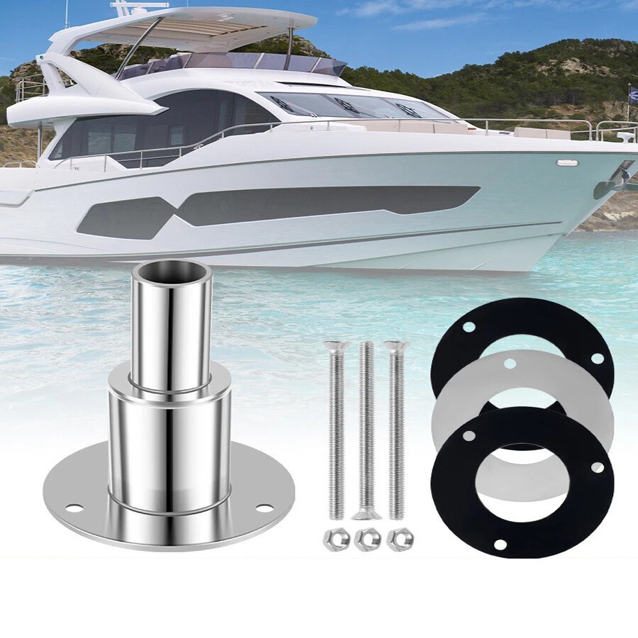 For Diesel Heaters 316 Stainless Steel Thru Hull Exhaust Fittings 24mm Pipe Tube