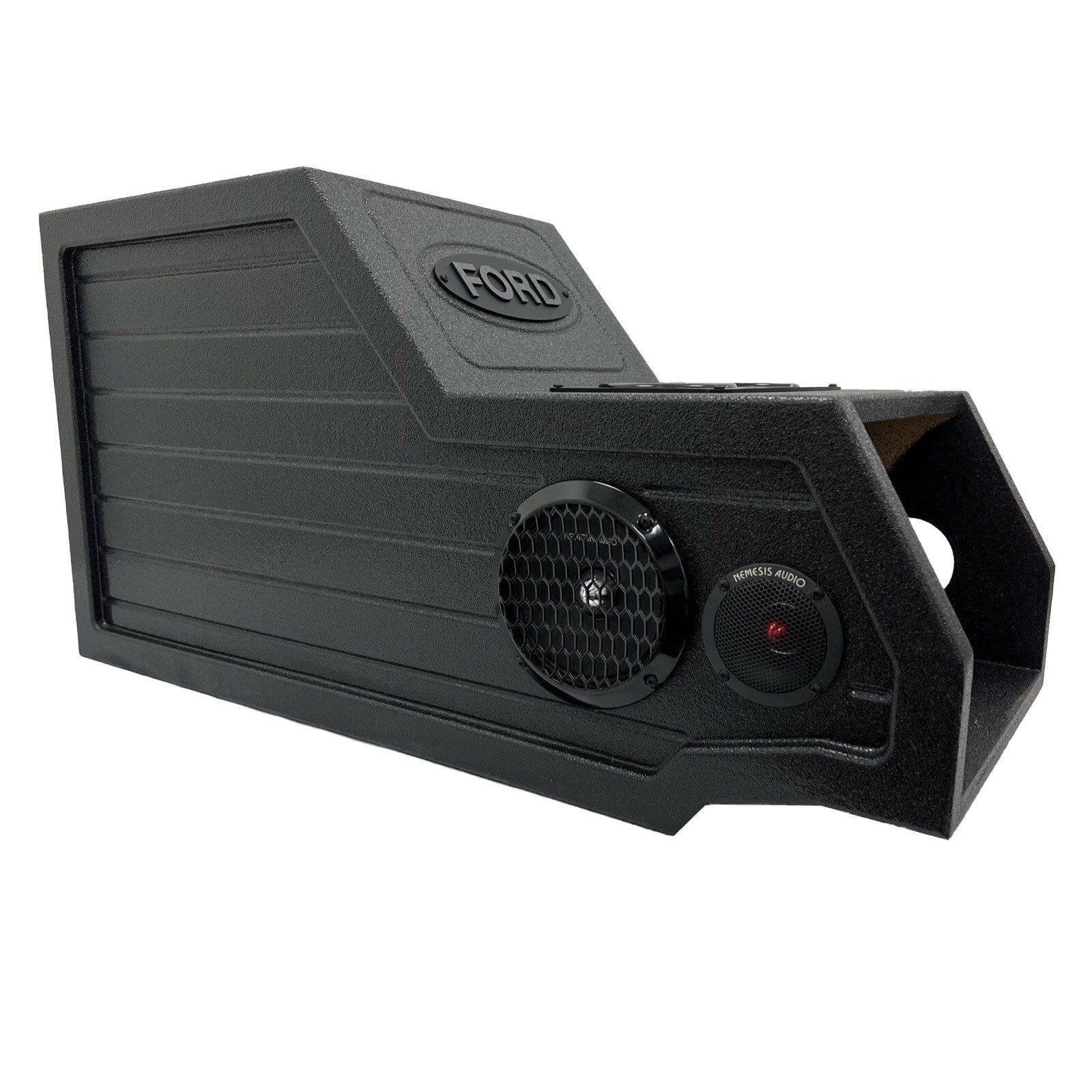 Ford F-150 04-08 Center Console Subwoofer Box 1x12” Woofer F150 Crew Cab