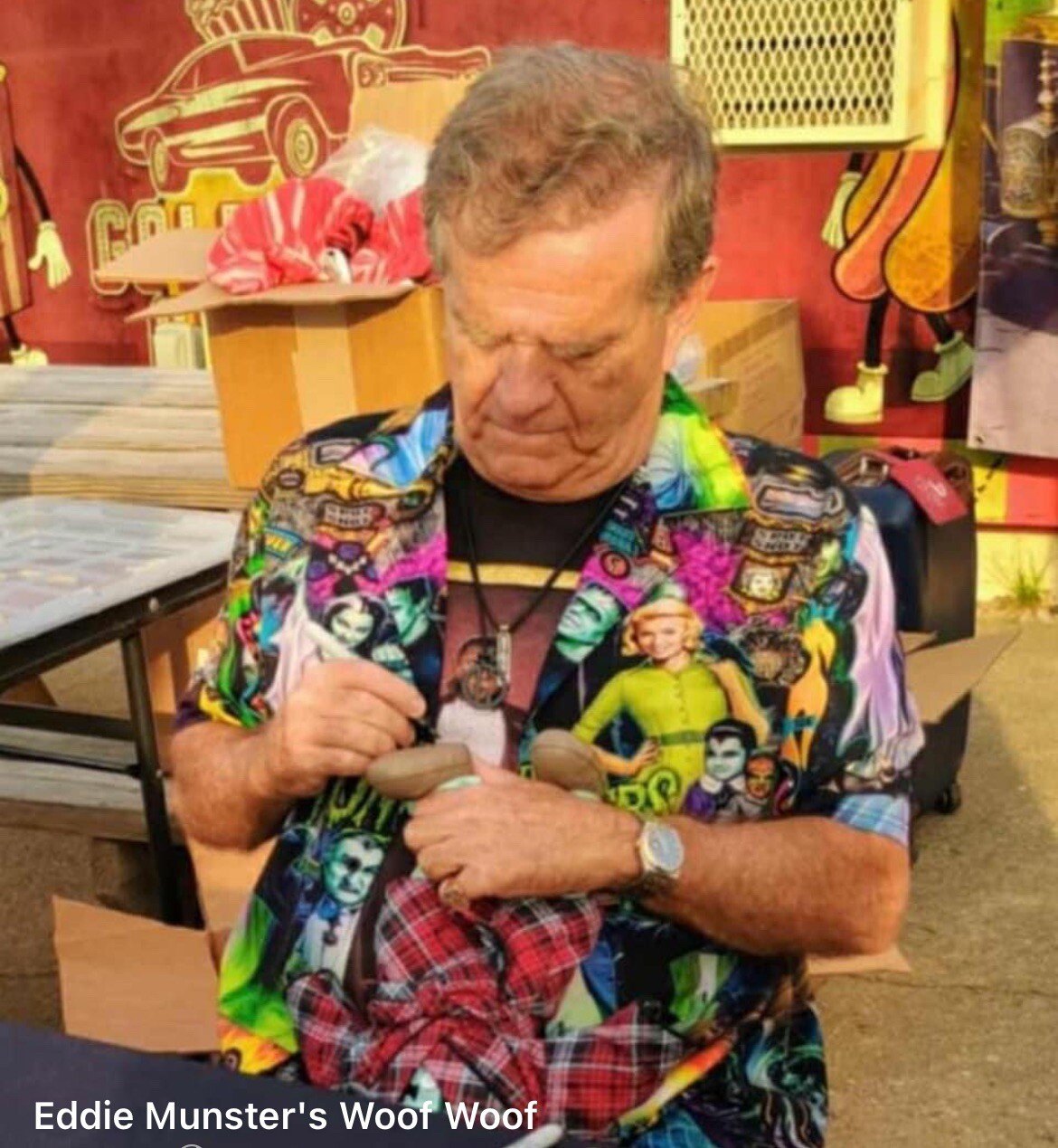 Munsters Woof Woof Doll. Heirloom quality, handmade Doll by Munsterland.