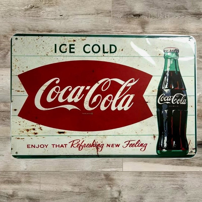 Coke Coca-Cola 8 x 12 Novelty Metal Sign Shrink-wrapped New!