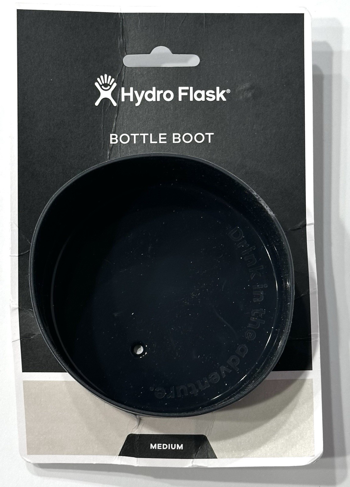Hydro Flask Flex Boot BLACK Medium fits 32 to 40oz Bottles, NEW