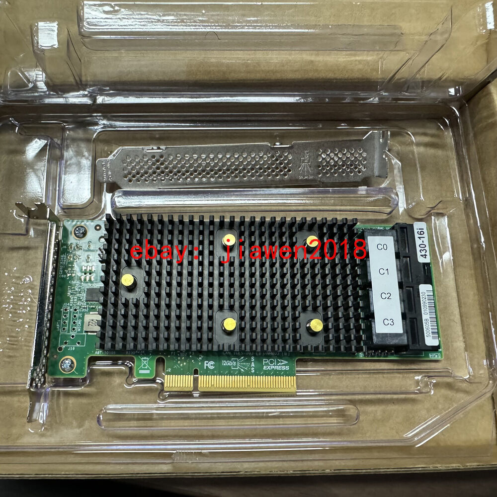 Lenovo 430-16i LSI SAS3416 9400-16i Tri-Mode HBA Controller 12G IT Mode NAS US