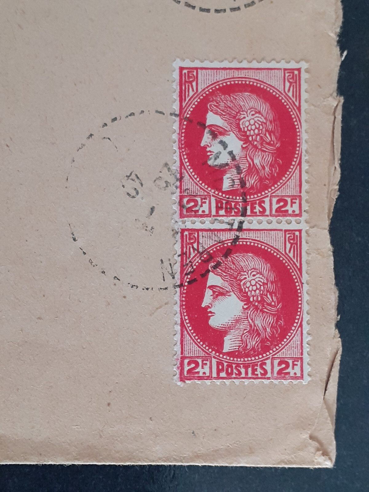 France 1942 - Montaren to Bergamo Italy - Censorship Cover with 2x Mi. 401