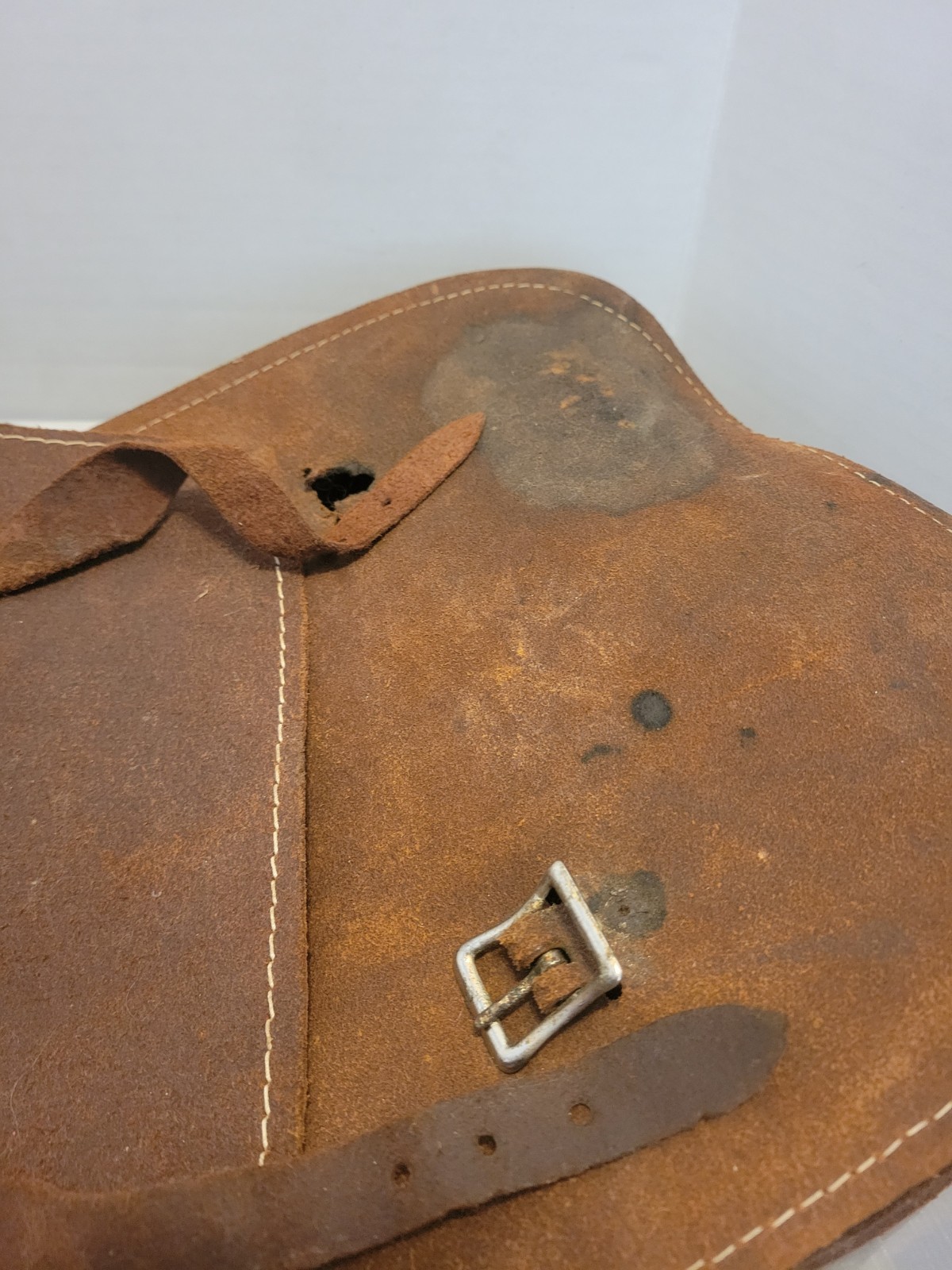 Antique Saddlebags Suede Satchel Style Read