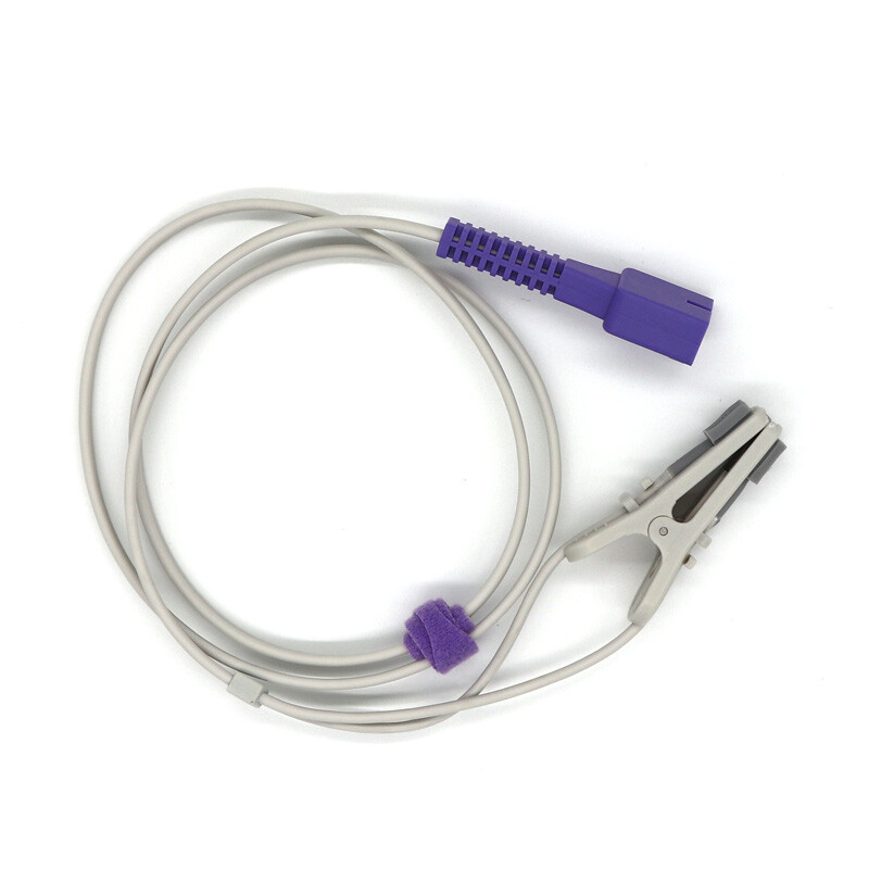 Fit for Nellcor 9PinVeterinary Reusable SpO2 Sensor Probe Animal Ear Tongue Clip