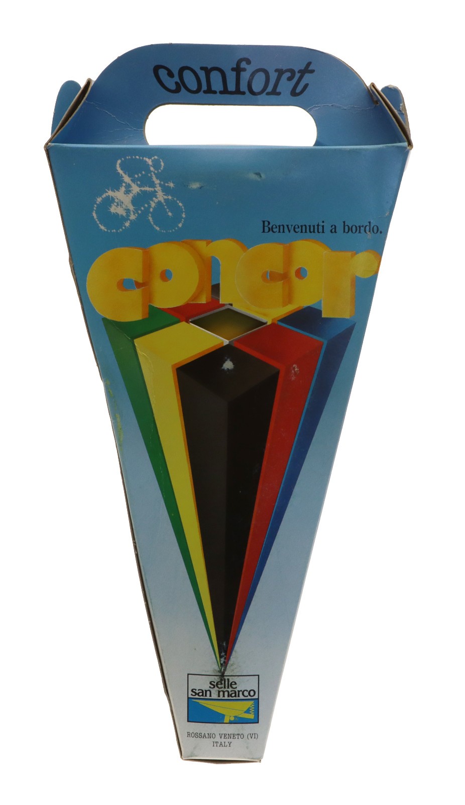 Selle San Marco Concor Supercorsa Confort Saddle Yellow Shelfwear NIB NOS NEW