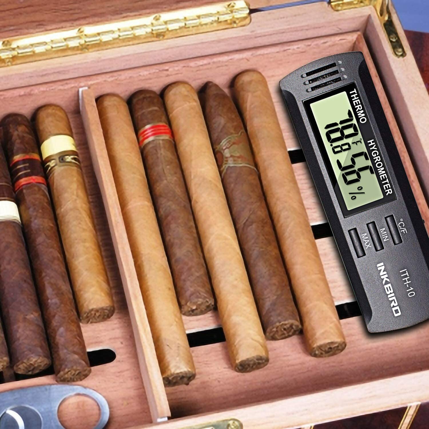 Inkbird Digital Hygrometer Thermometer Temperature Humidity Reptiles Greenhouse