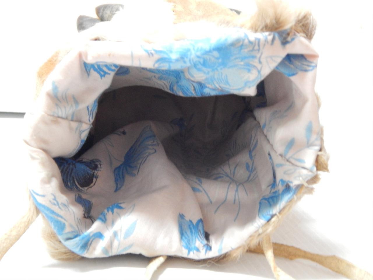 VINTAGE BLACKFEET PIEGAN INDIAN POUCH ELK HOOF BAG POUCH - XLNT CONDITION - NR