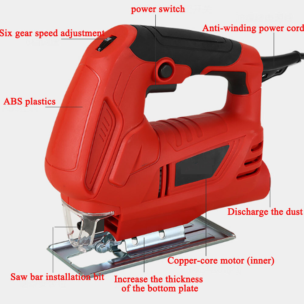 220V Handheld Electric Jig Saw Wood Metal Cutter Cutting Woodworking Machine