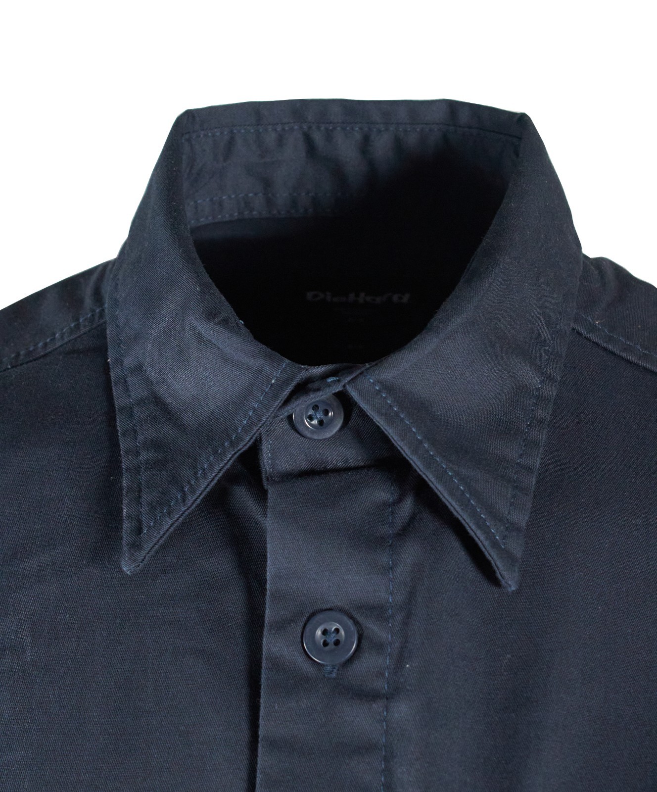 DieHard Men's Work Twill Short Sleeve Shirt Black Navy Grey