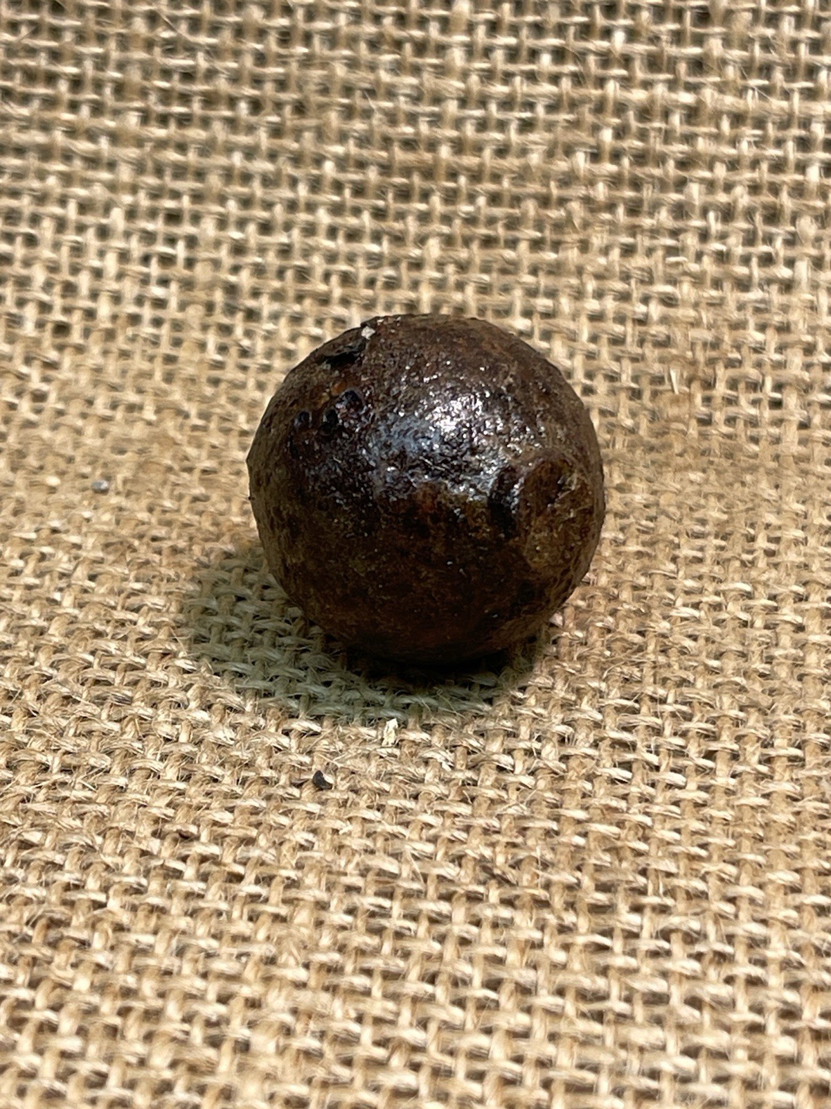 Dug Civil War Relic Condition Artillery Case Shot Ball From Allatoona Pass Ga.