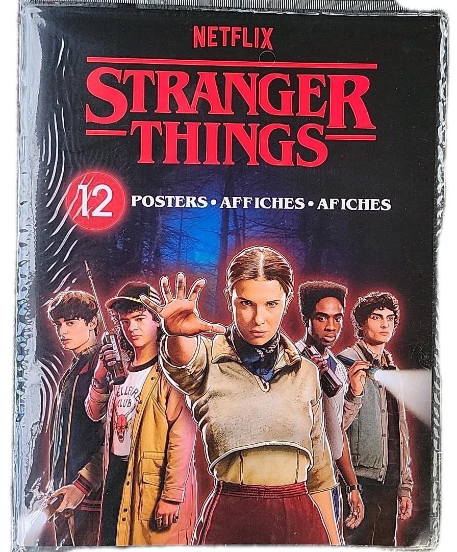 Netflix Stranger Things 12 Poster Pack – New Sealed + Free Shipping