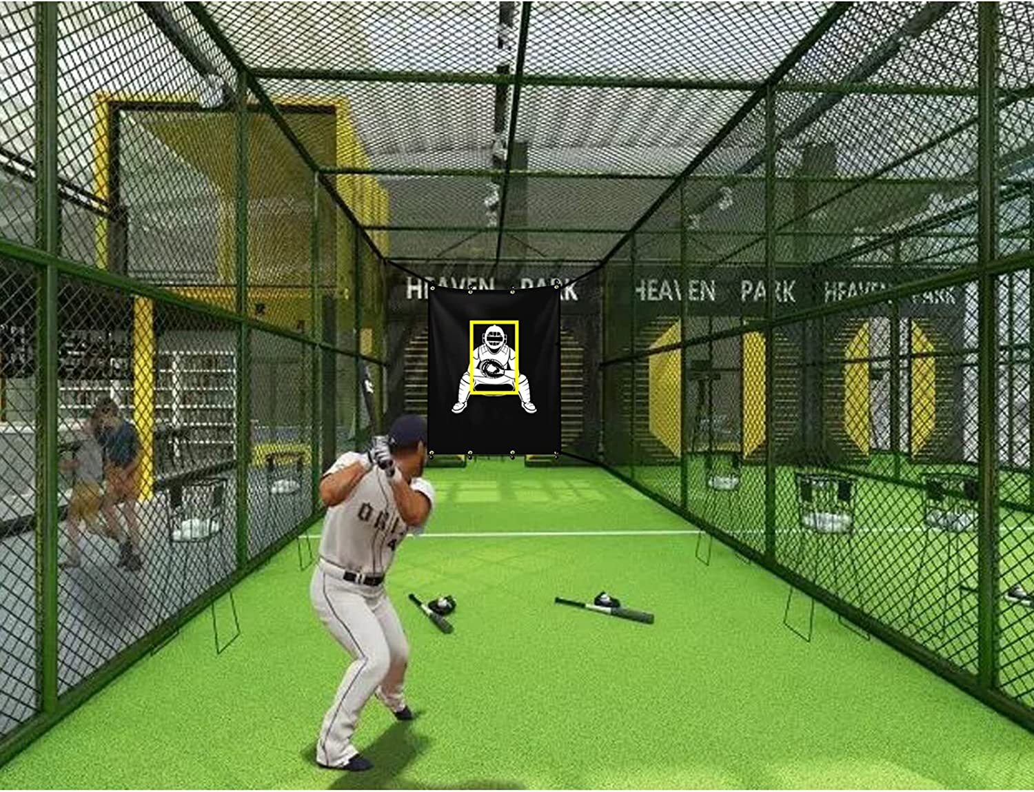 4ftx 6ft Backstop Net for Foot Baseball Softball Pitcher Training Aid Practice