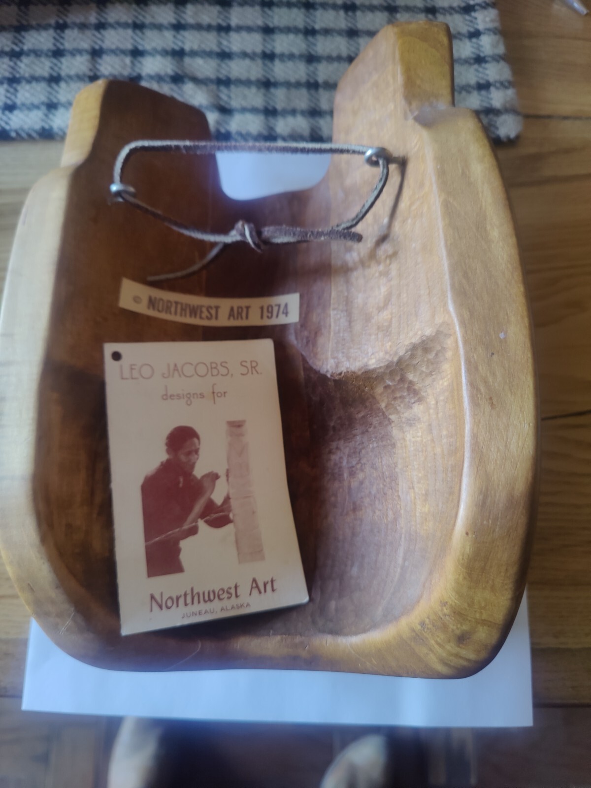 NORTHWEST COAST BEAR MASK BY MASTER CARVER LEO JACOBS SR.