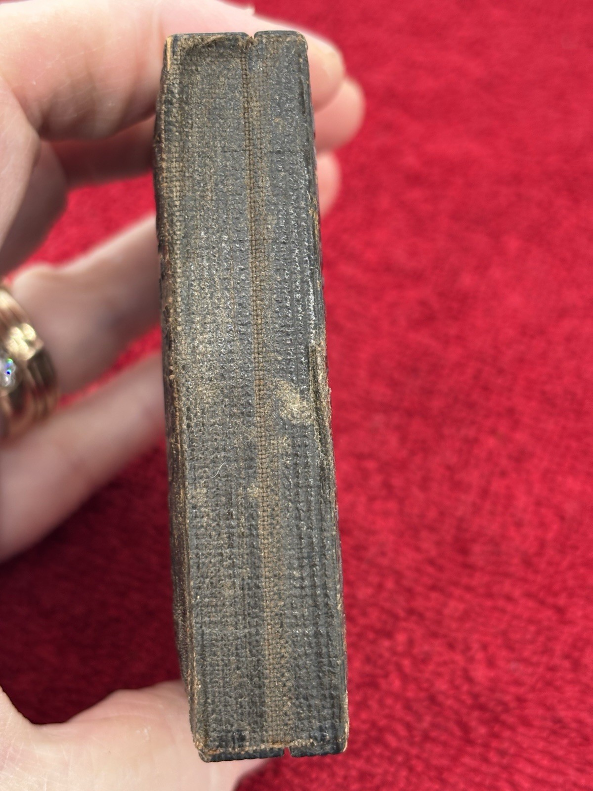 Antique Civil War Ambrotype Soldier “ The Union Now And Forever” Gold Frame Case