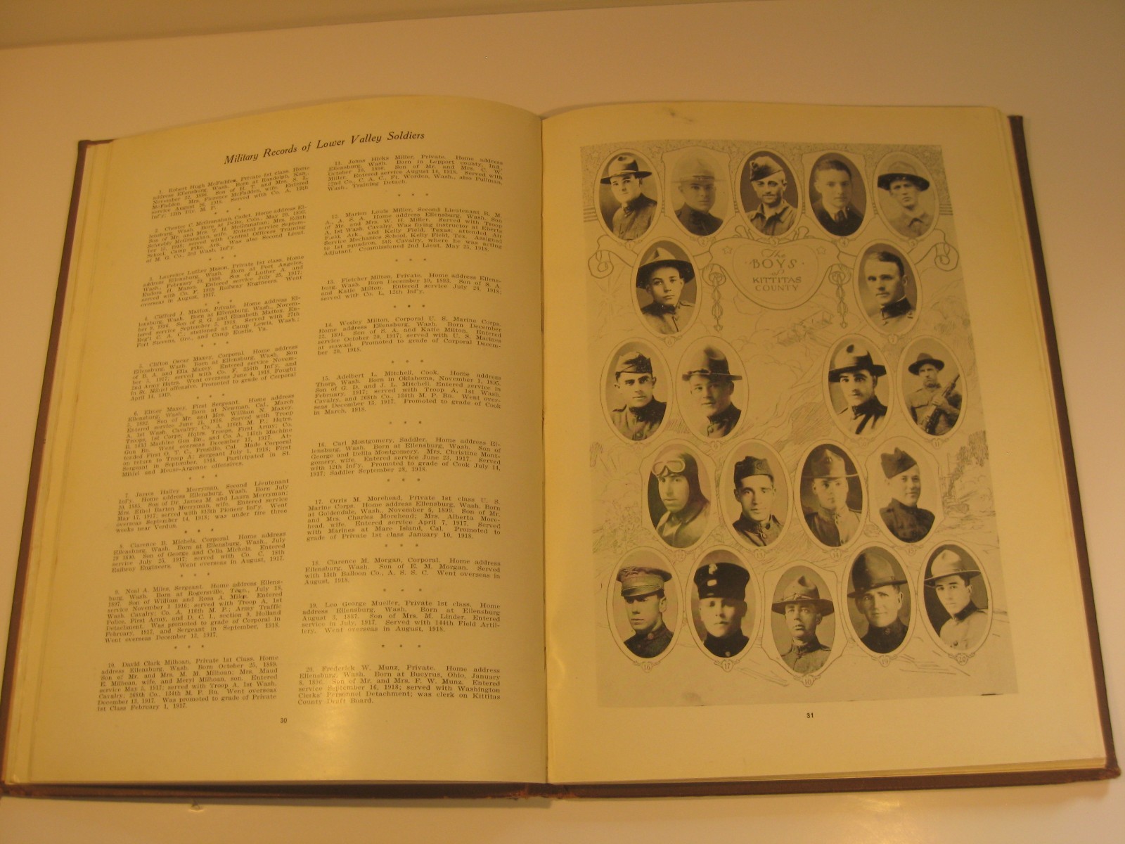 With The Colors Kittitas County Yearbook 1917 1918 1919 USA