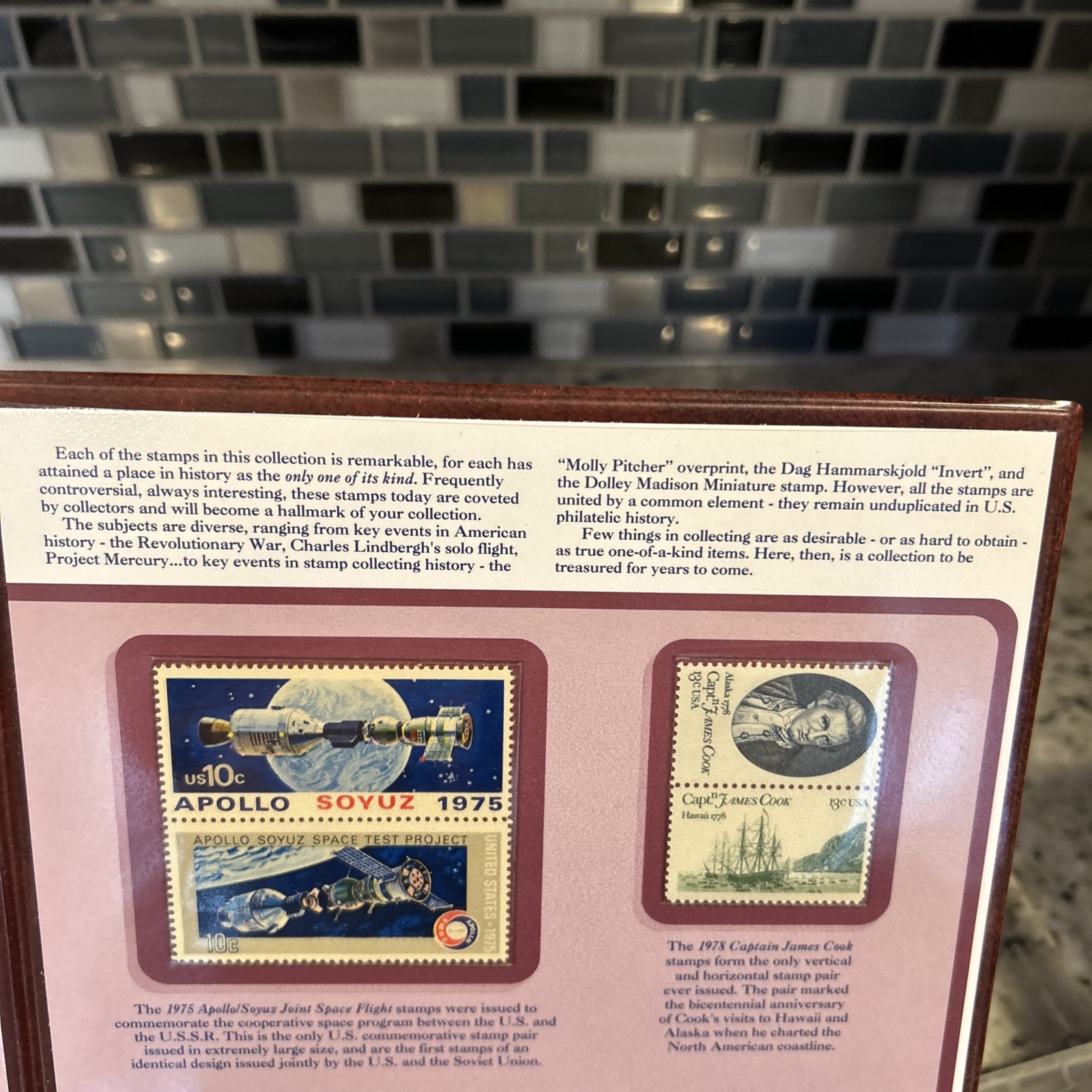 One of a Kind - Historic U.S. Stamps Postal Commemorative Society Binder