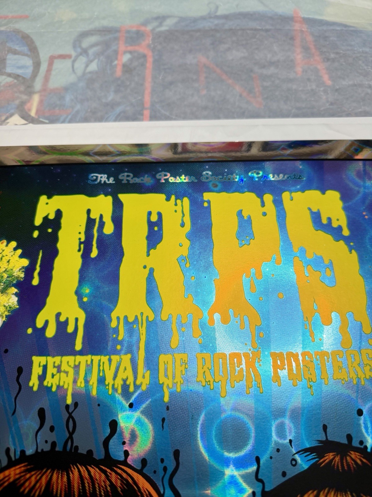 Zoltron TRPS HOLOFOIL Poster Festival of Rock Posters 2024 San Francisco AP/40