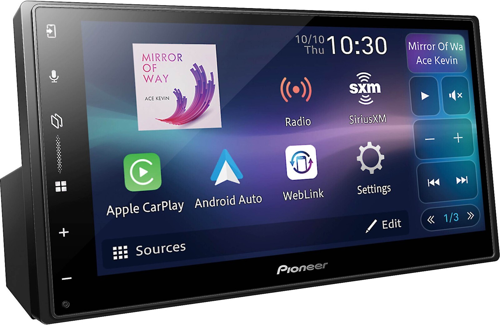 Pioneer DMH-W3000NEX 6.8" Touchscreen Apple CarPlay Android Auto Receiver