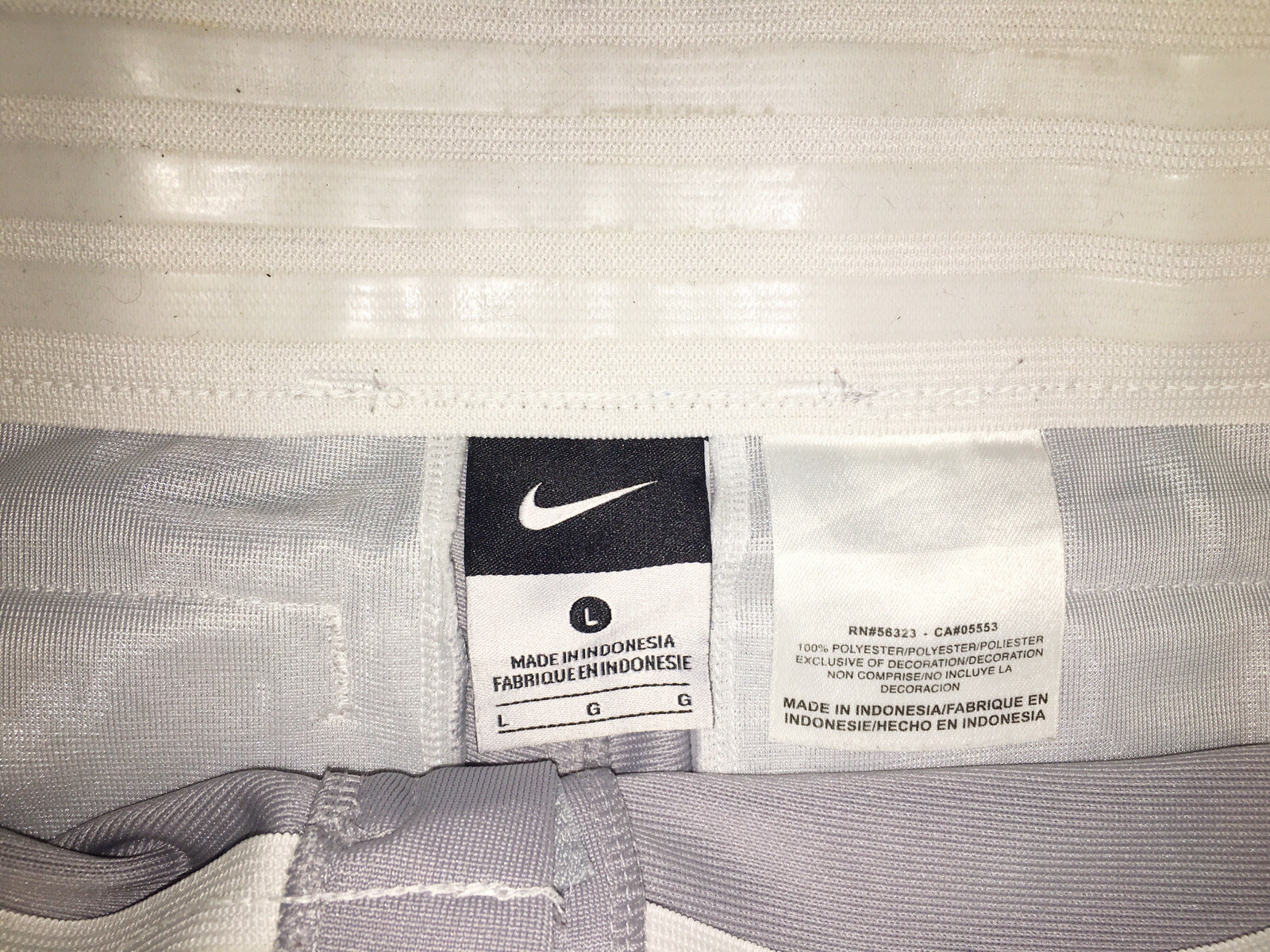 NIKE Gray Baseball Pants Youth Size L