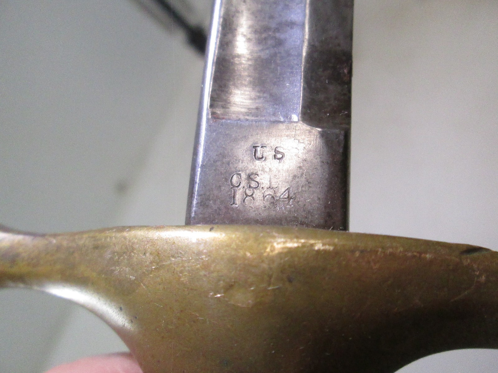 Ames 1864 Civil War Musicians Sword Used, No Scabbard