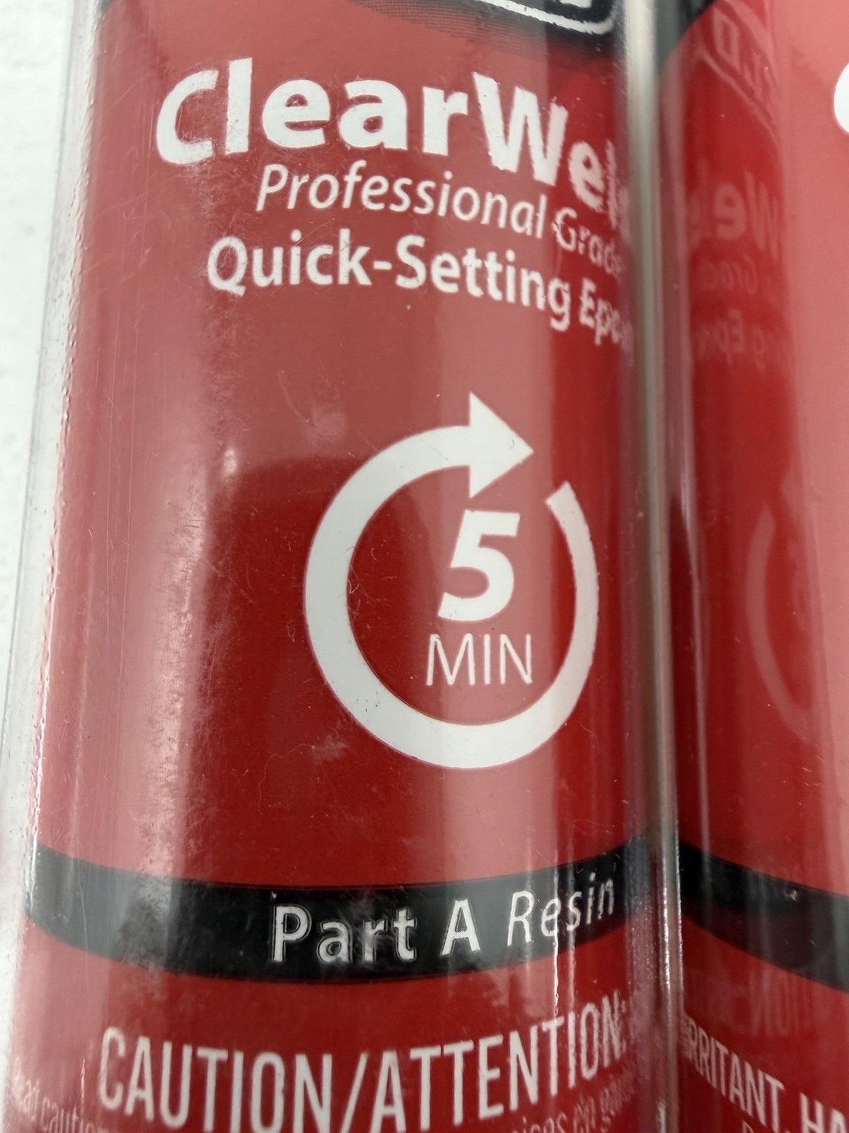 3 Pack JB Weld 50240H ClearWeld Professional Grade Epoxy, Clear 8 oz.