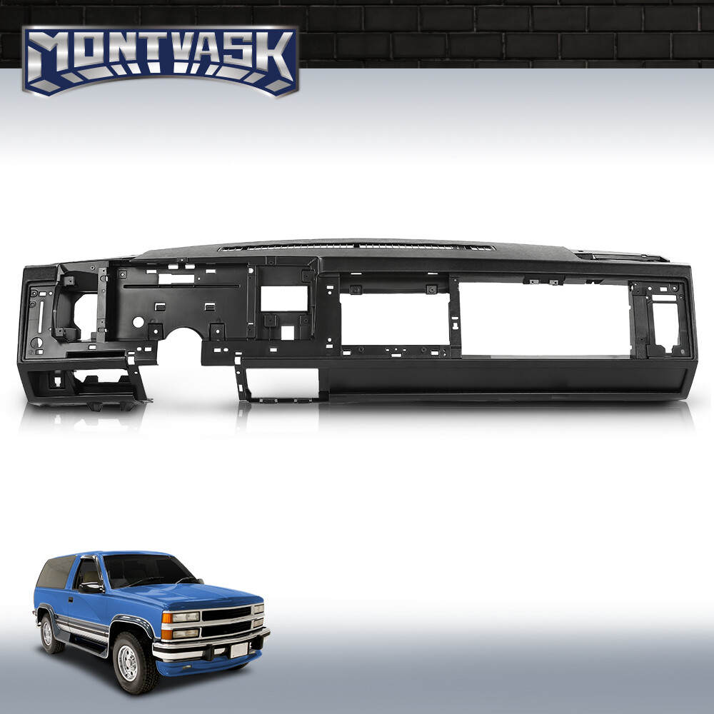 Fit For 88-94 Chevy GMC C/K Truck Suburban Blazer Dashboard Dash Core Black