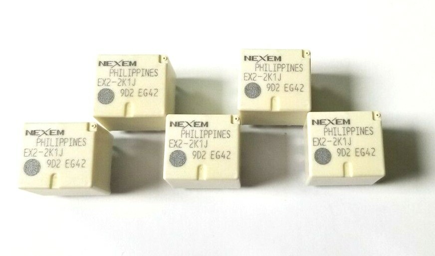 5 Pack Nexem EX2-2K1J Automotive Relay EX2 Series