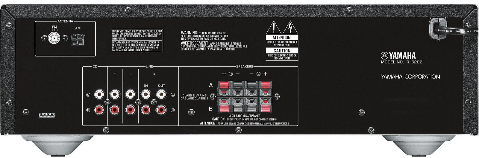 Yamaha R-S202 2ch. Natural Sound 200W Bluetooth Stereo Receiver *RS202