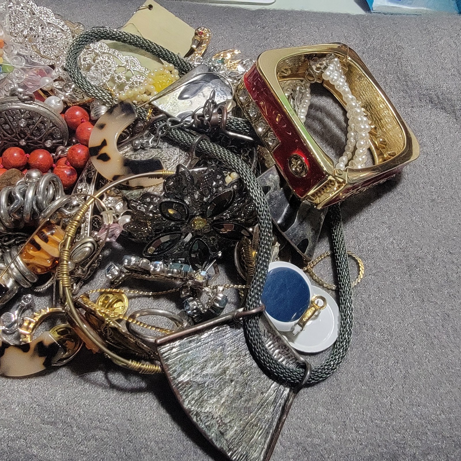 Jewerly Lot Modern To Vintage Junk Craft Harvest 2 Pounds
